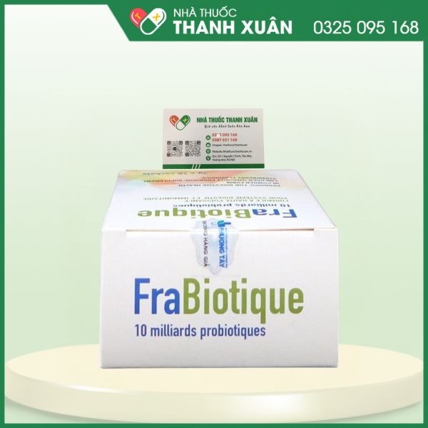 FraBiotique - Hỗ trợ phát triển vi khuẩn có lợi và ức chế vi khuẩn có hại